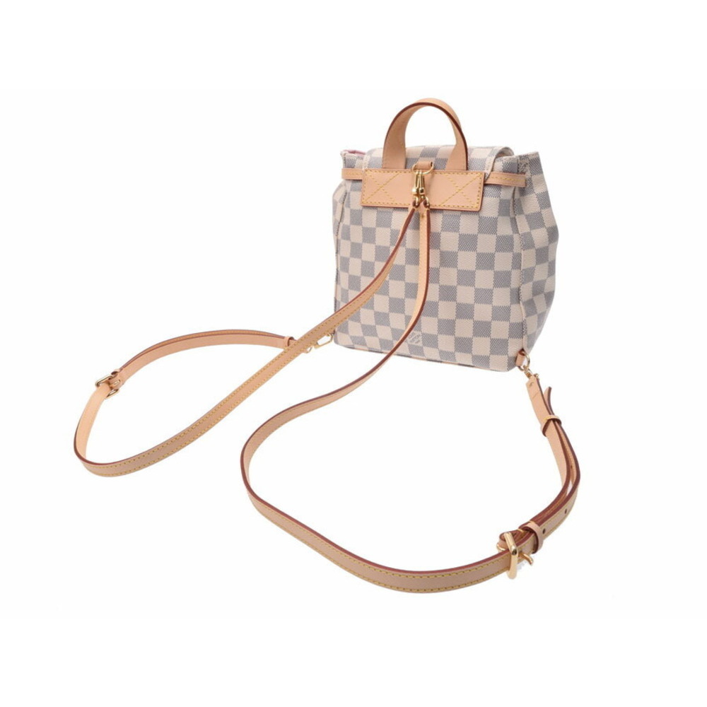 Louis Vuitton White Azur Damier Speronne